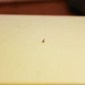 Dainty 14k Yellow Gold Dome Threadless End